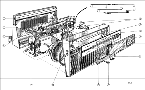 RA305T /00G /00X; Radiola marque (ID = 2004602) Radio