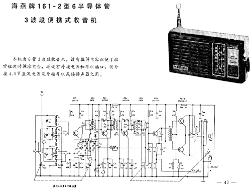 Haiyan 海燕 161-2; Shanghai 101 上海一 (ID = 807802) Radio