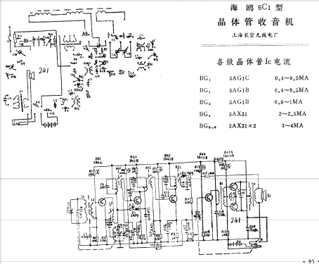 Haiou 海鸥 6C1; Shanghai 上海长空无... (ID = 801376) Radio