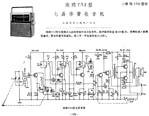 Haiou 海鸥 7A3; Shanghai 上海长空无... (ID = 814909) Radio