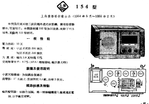 Shanghai 上海 154; Shanghai 上海无线电... (ID = 784370) Radio