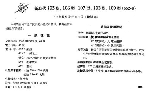 Xinshidai 新时代 107 ; Shanghai 上海无线电... (ID = 785891) Radio