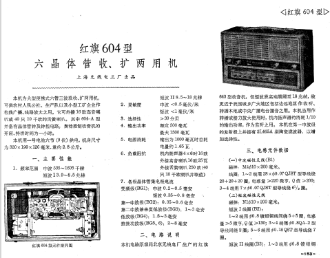 Hongqi 红旗 604; Shanghai No.3 上海无... (ID = 776265) Radio