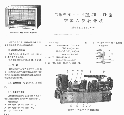 Feilo 飞乐 261-2-TH; Shanghai No.2 上海无线电 (ID = 809899) Radio