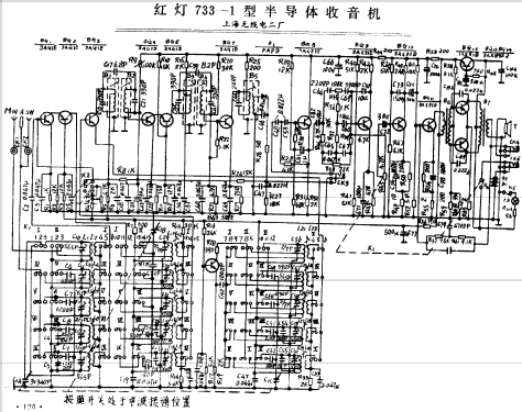 Hongdeng 红灯 733-1; Shanghai No.2 上海无线电 (ID = 801428) Radio