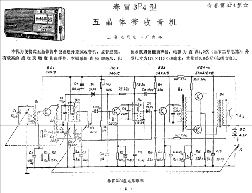 Spring Thunder 春雷 3P4; Shanghai No.3 上海无... (ID = 814359) Radio