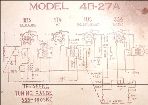 4B-27A; Sharp; Osaka (ID = 1764219) Radio