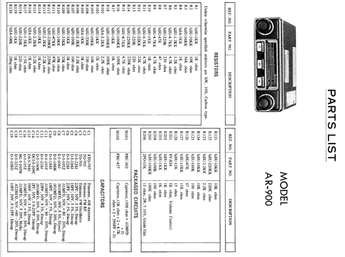 AR-900; Sharp; Osaka (ID = 313418) Car Radio