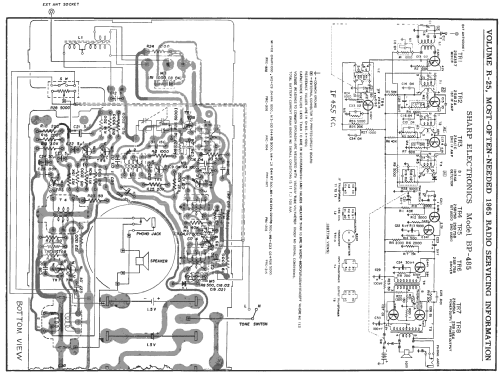 9 Transistor BP-485; Sharp; Osaka (ID = 193950) Radio