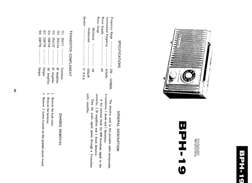 BPH-19; Sharp; Osaka (ID = 637878) Radio