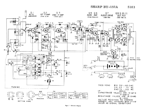 BY-157A; Sharp; Osaka (ID = 1684915) Radio