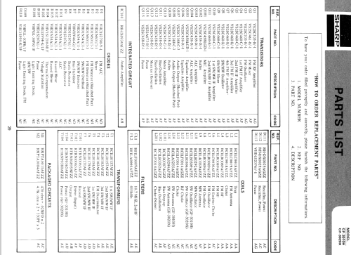 GF-3010 H; Sharp; Osaka (ID = 447585) Radio