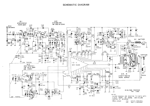 ICX-20 B Radio Sharp; Osaka, Build 1975 ??, 6 Pictures, 8 Schematics ...