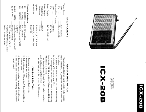 ICX-20 B; Sharp; Osaka (ID = 279801) Radio