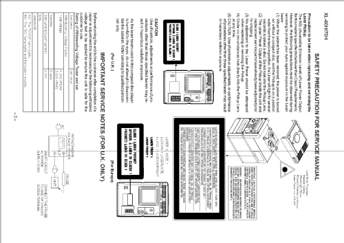 Micro Component System XL-70H; Sharp; Osaka (ID = 2555327) Radio