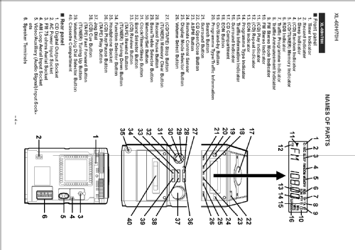 Micro Component System XL-70H; Sharp; Osaka (ID = 2555329) Radio