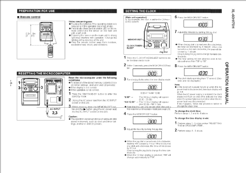 Micro Component System XL-70H; Sharp; Osaka (ID = 2555331) Radio