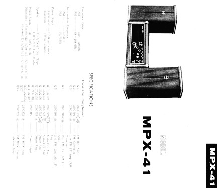 MPX-41; Sharp; Osaka (ID = 408750) Radio