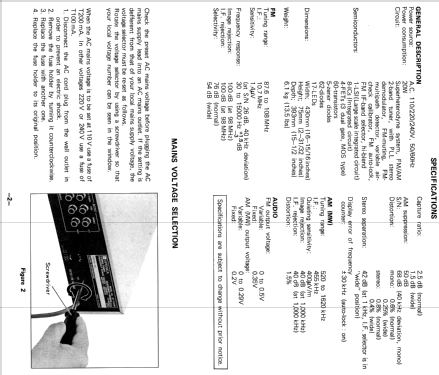 Optonica ST-7100H; Sharp; Osaka (ID = 1643345) Radio