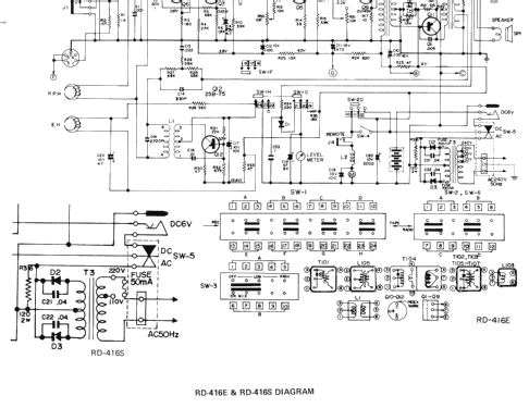 Radio Recorder RD-416E Ch=RD416; Sharp; Osaka (ID = 1247537) Radio