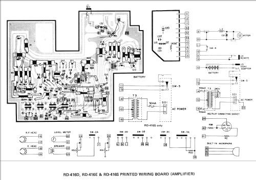 Radio Recorder RD-416E Ch=RD416; Sharp; Osaka (ID = 1247540) Radio