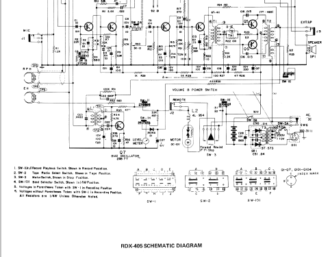 Radio Recorder RDX-405; Sharp; Osaka (ID = 1244713) Radio