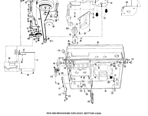 Radio Recorder RDX-405; Sharp; Osaka (ID = 1244720) Radio