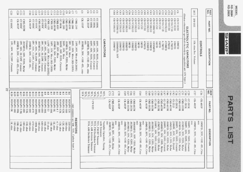 RD-200X; Sharp; Osaka (ID = 413995) Radio