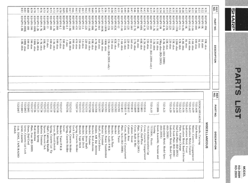 RD-200X; Sharp; Osaka (ID = 413998) Radio