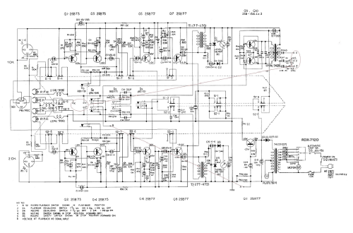 RD-712 R-Player Sharp; Osaka, build 1974 ??, 2 pictures, 6 schematics ...