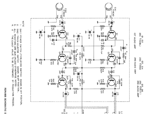 RDN-805 Ch= RD 805 R-Player Sharp; Osaka, build 1965 ??, 1 pictures ...