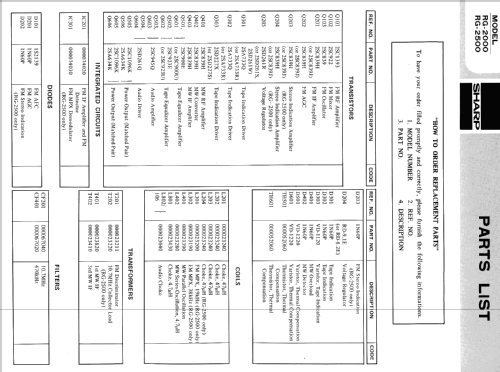 RG-2000; Sharp; Osaka (ID = 1279002) Autoradio