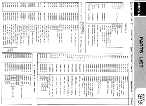 RG-2000; Sharp; Osaka (ID = 1279004) Car Radio