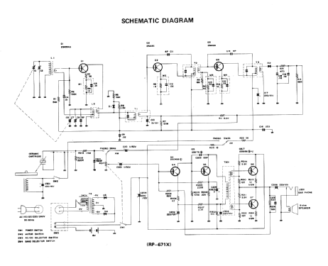 RP-671 X; Sharp; Osaka (ID = 427862) Radio