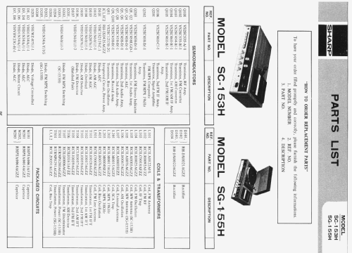 SC-153H; Sharp; Osaka (ID = 412949) Radio