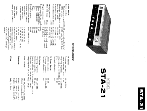 STA-21; Sharp; Osaka (ID = 279793) Radio