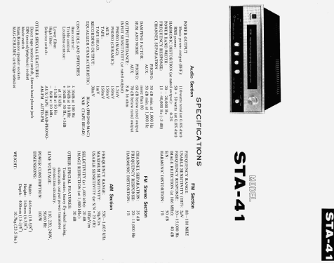 STA-41; Sharp; Osaka (ID = 409767) Radio