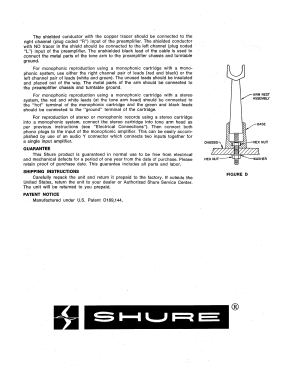 Professional tone arm - Tonearm M236; Shure; Chicago, (ID = 3007075) Misc