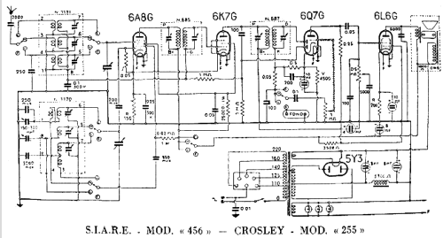 Crosley 255A; SIARE -Crosley; (ID = 895688) Radio