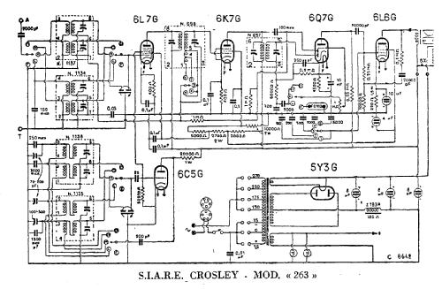 Crosley 263A; SIARE -Crosley; (ID = 1331845) Radio