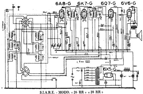 RR28; SIARE -Crosley; (ID = 953549) Radio