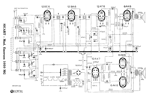 Emerson 1010-MG; SICART; Milano (ID = 973335) Radio