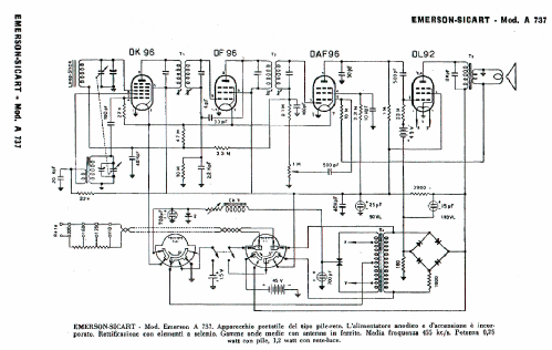 Emerson A737/L; SICART; Milano (ID = 1378356) Radio