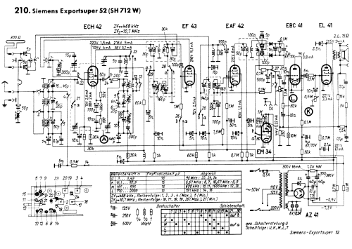 Exportsuper 52 SH712W; Siemens (ID = 1171603) Radio