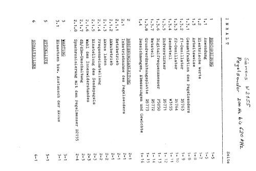 Pegelmesser/Pegelsender D2155/W2155; Siemens & Halske, - (ID = 1127539) Equipment