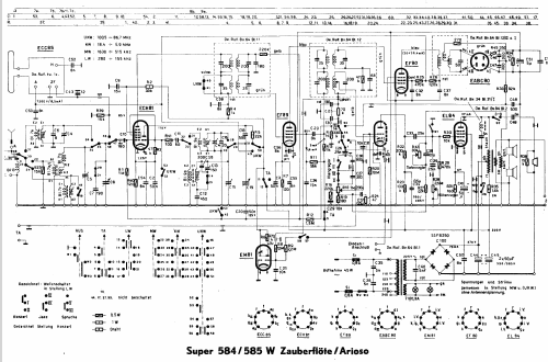 Arioso Super 585W; Siemens-Austria WSW; (ID = 9548) Radio