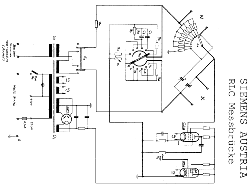 RLC-Messbrücke ; Siemens-Austria WSW; (ID = 306465) Equipment