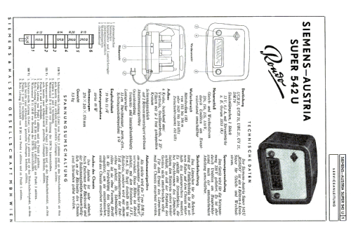 Rondo-Super 542U; Siemens-Austria WSW; (ID = 173081) Radio