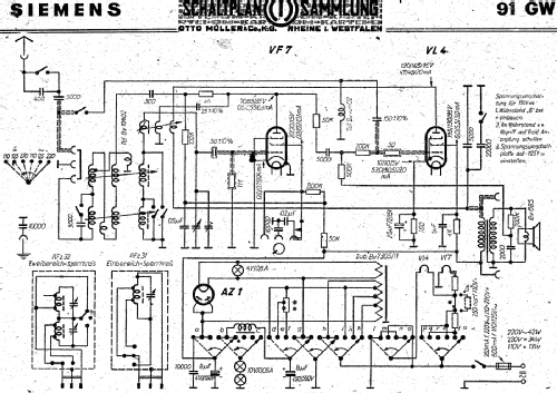 Kammermusik-Empfänger 91GW ; Siemens & Halske, - (ID = 3034283) Radio