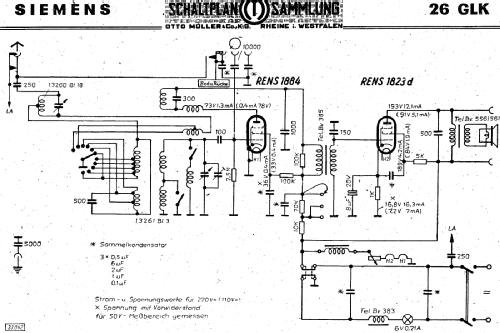 Kleiner Fernempfänger 26GLK; Siemens & Halske, - (ID = 3034600) Radio